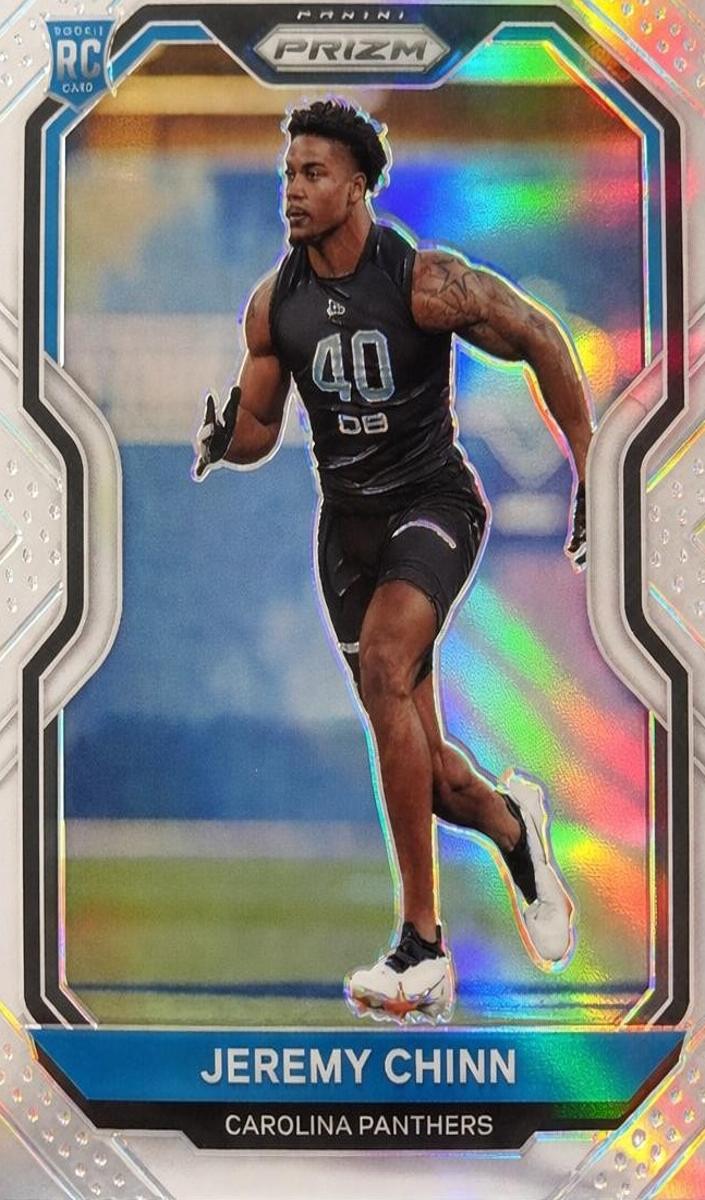 2020 Panini Prizm Football Silver Prizm Jeremy Chinn #367