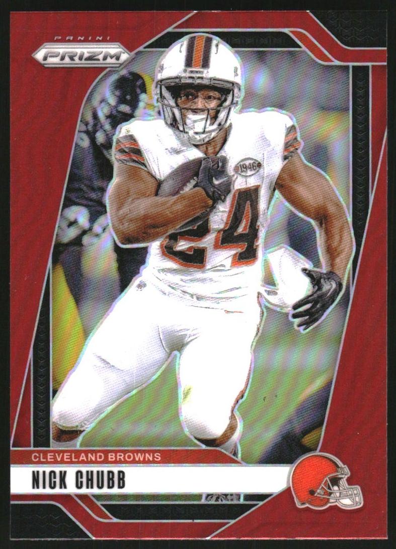 2024 Panini Prizm Football Red Nick Chubb #65
