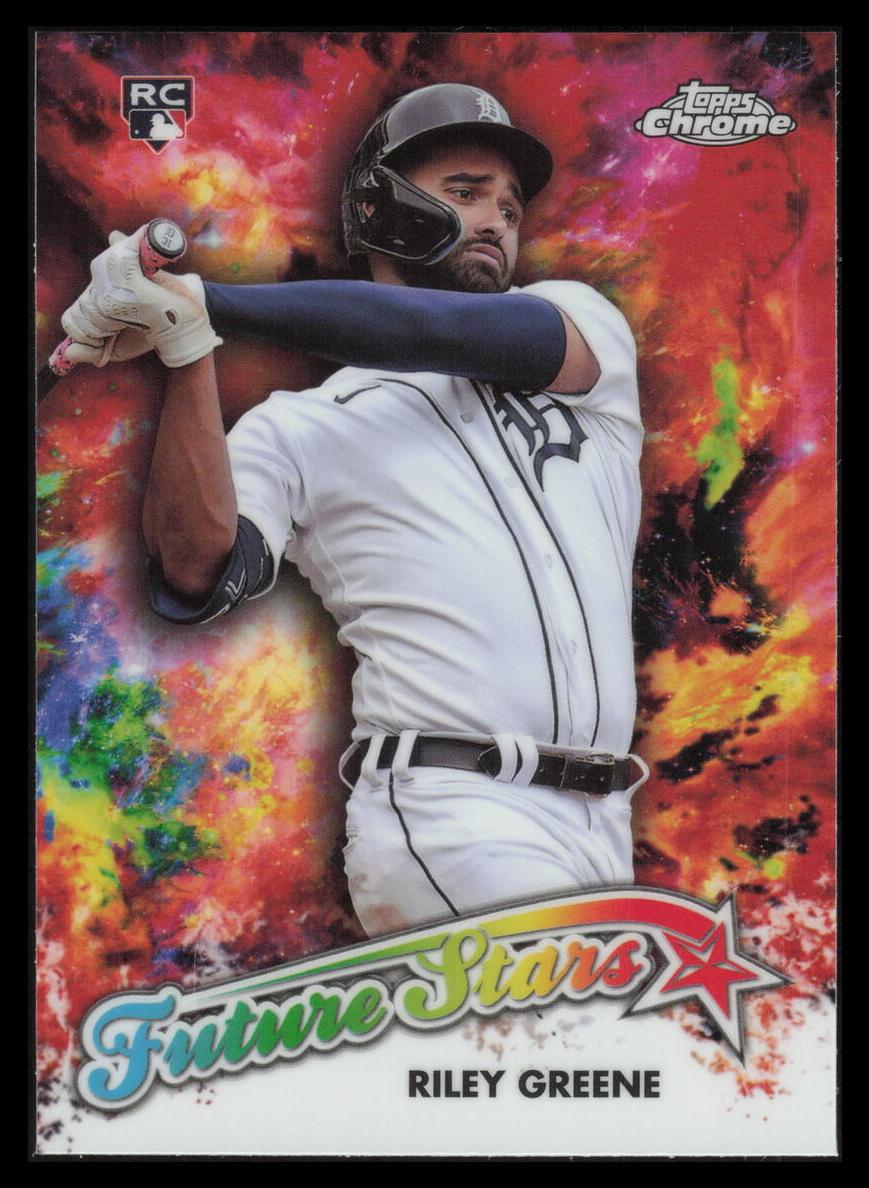2023 Topps Chrome Update Baseball Green Riley Greene #FSU-16
