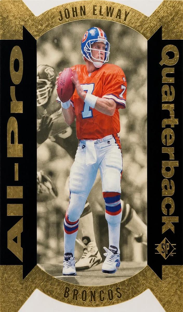 1995 Upper Deck SP Football Gold John Elway #AP-7 PSA 9