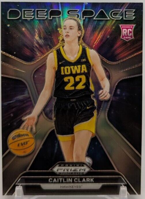 2024 Panini Prizm Draft Picks Basketball Silver Caitlin Clark #8 PSA 9