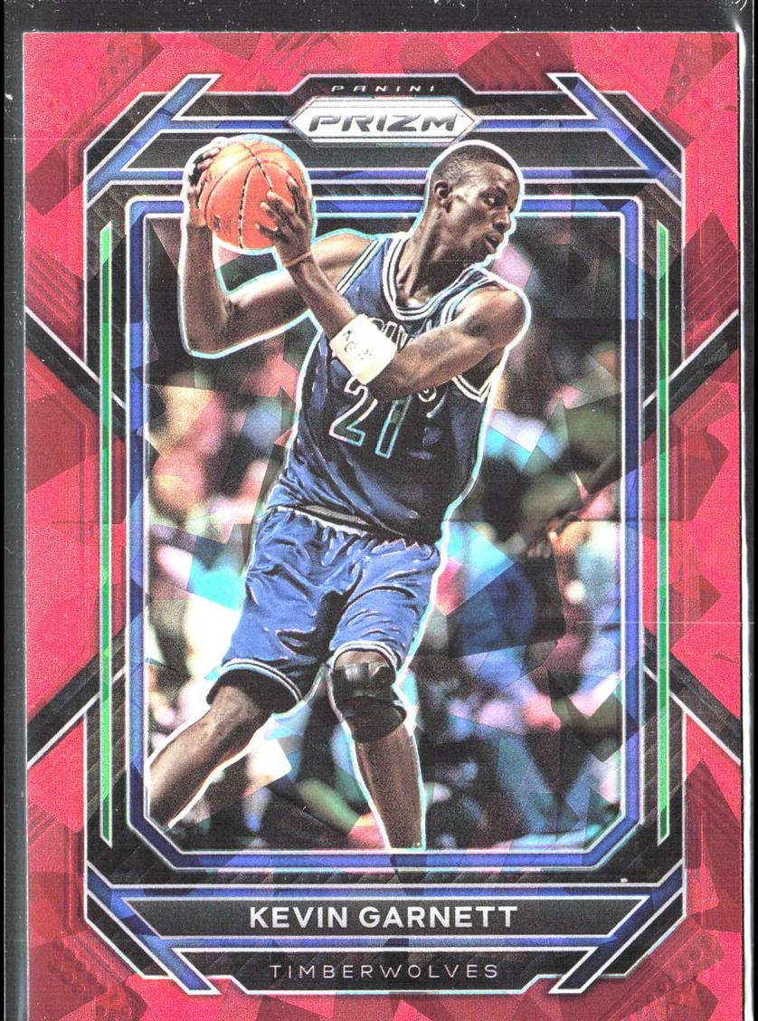 2022 Panini Prizm Basketball Red Ice Kevin Garnett #282 PSA 9