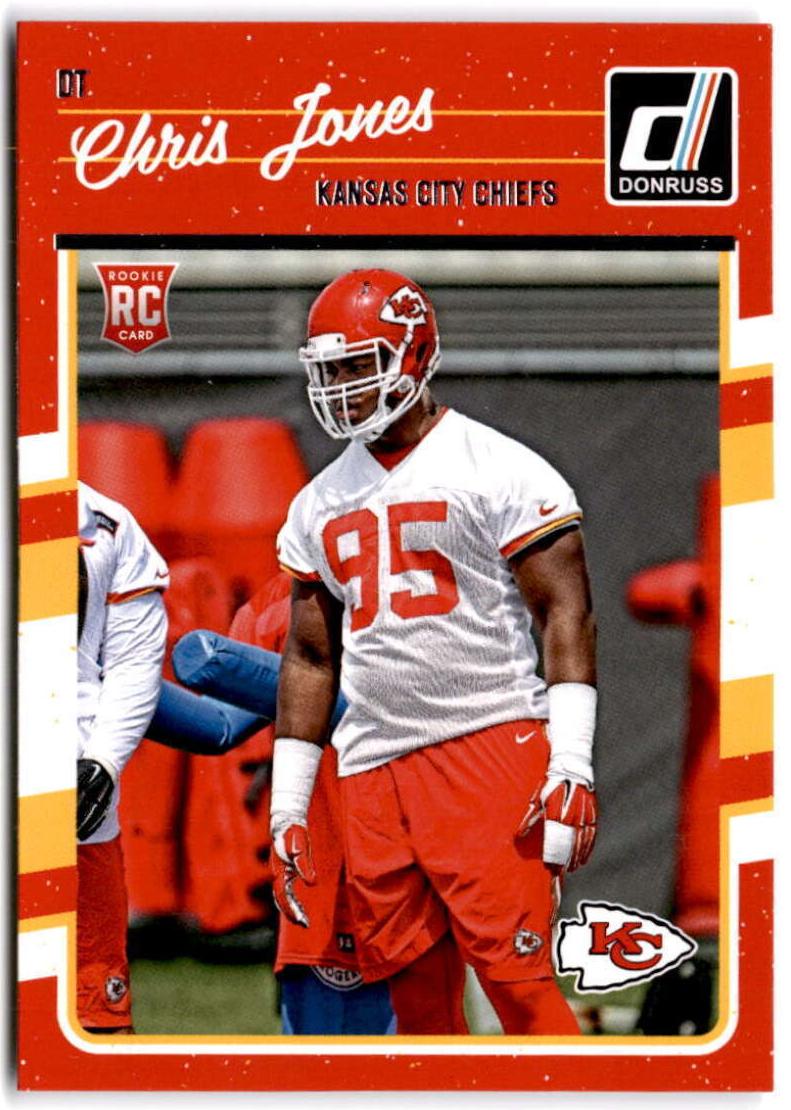2016 Panini Donruss Football Chris Jones #309 SGC 10