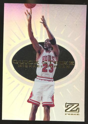 1997 Skybox Z-Force Basketball Michael Jordan #5QS PSA 9