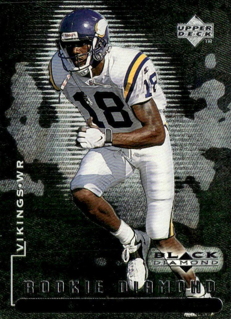 1998 Upper Deck Black Diamond Rookie Edition Football Randy Moss #97 PSA 9