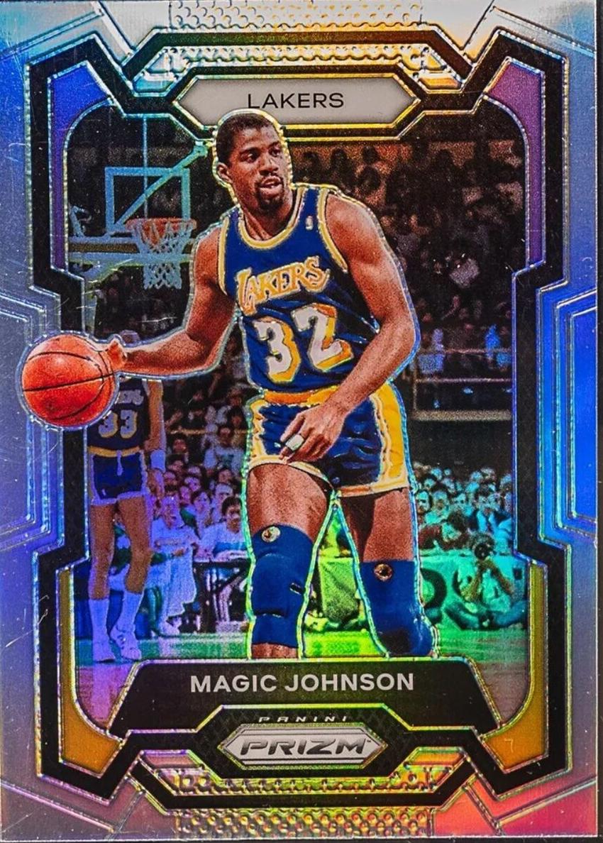 2023 Panini Prizm Basketball Silver Magic Johnson #185