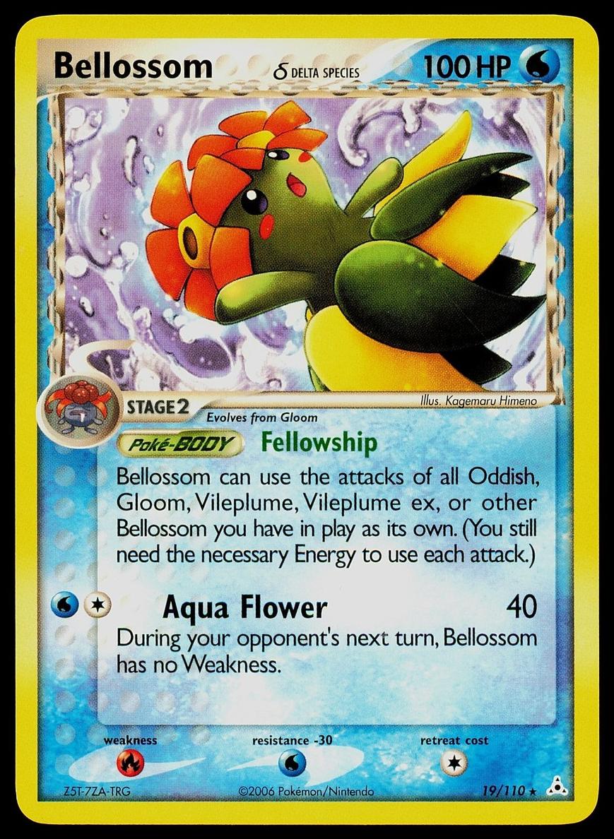 2006 Pokemon EX Holon Phantoms Bellossom #19 CGC 10