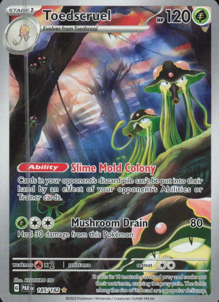 2023 Pokemon Scarlet & Violet Paradox Rift Toedscruel #185