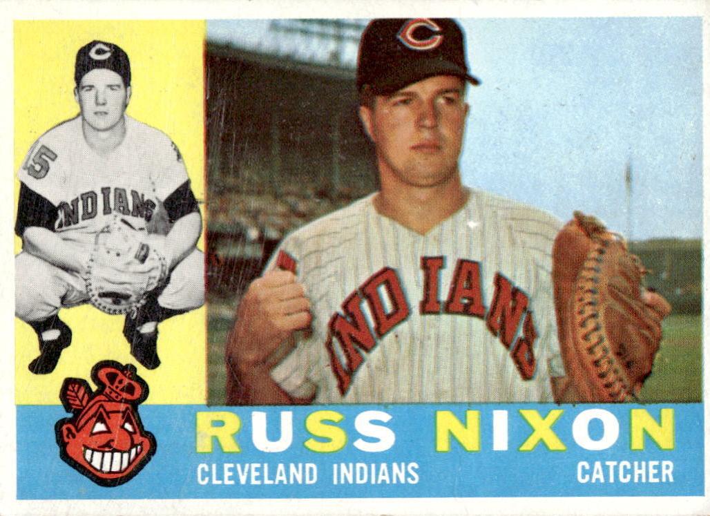 1960 Topps Baseball Russ Nixon #36 PSA 8