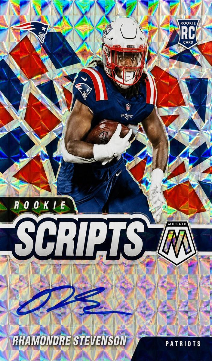 2021 Panini Mosaic Football Rhamondre Stevenson #RS-37