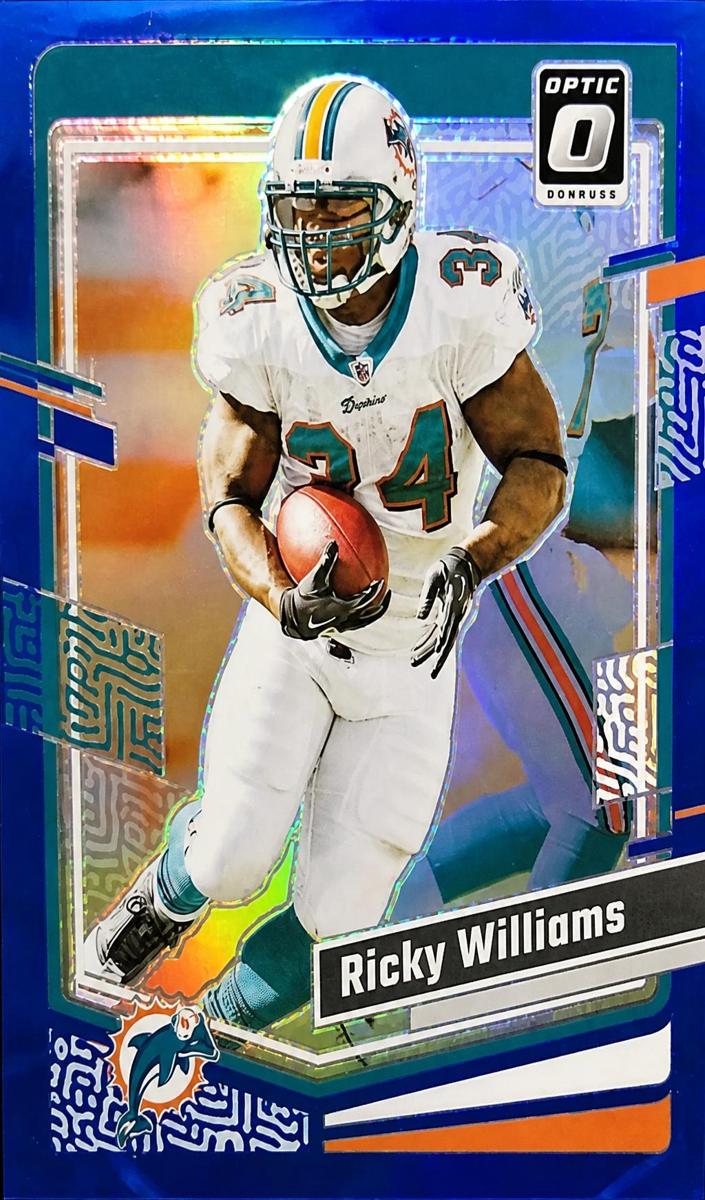 2023 Donruss Optic Football Blue Ricky Williams #117 PSA 9