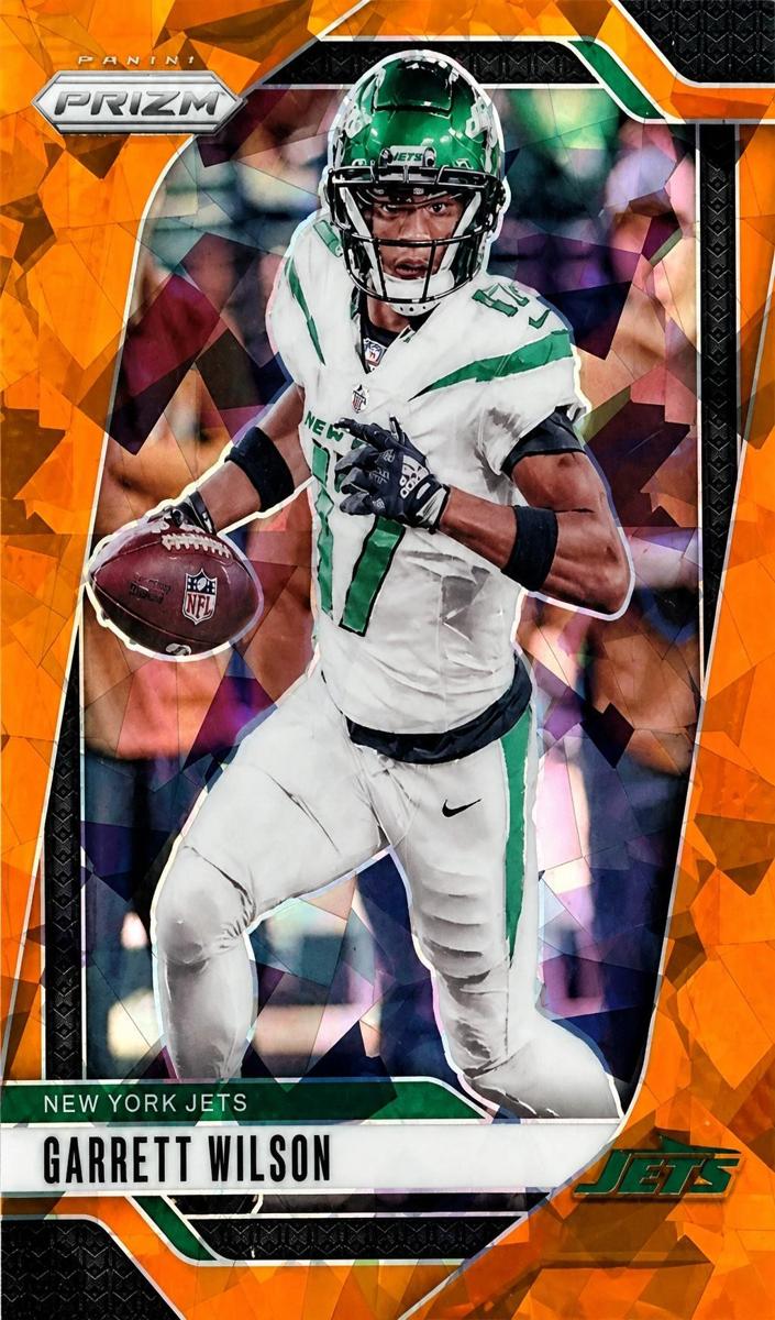 2024 Panini Prizm Football Orange Ice Garrett Wilson #224