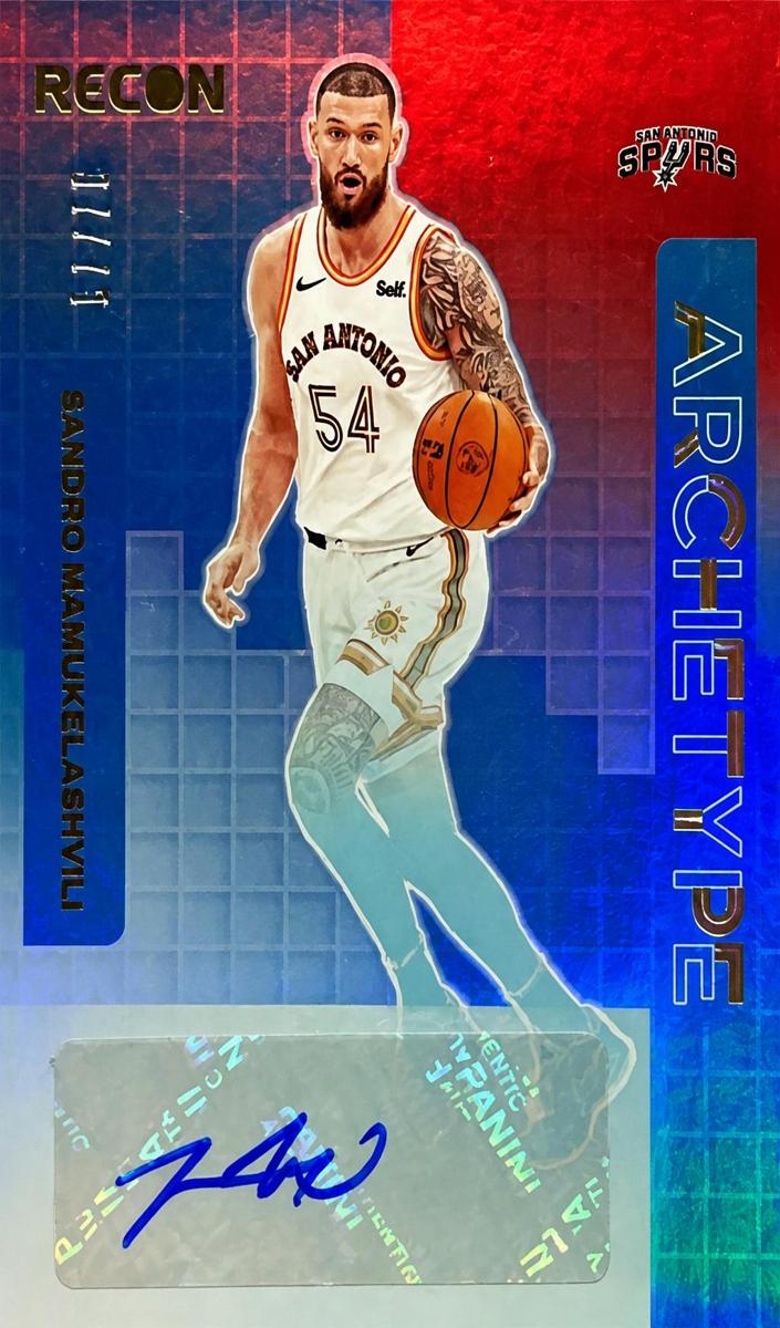 2023 Panini Recon Basketball Red Sandro Mamukelashvili #AS-SAN