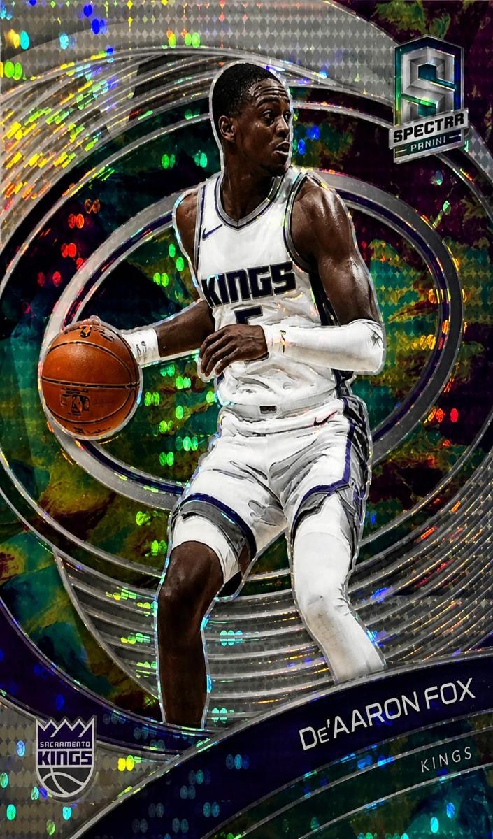 2020 Panini Spectra Basketball Celestial De'Aaron Fox #6 PSA 9