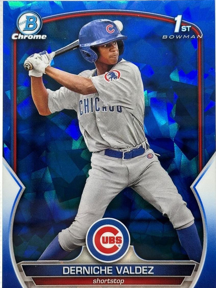 2023 Bowman Chrome Sapphire Baseball Derniche Valdez #BCP-231 PSA 9