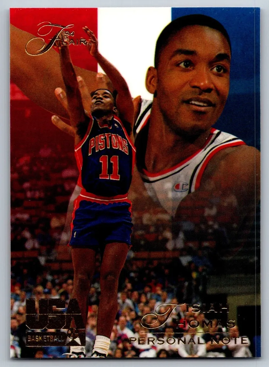 1994 Flair USA Basketball Isiah Thomas #103