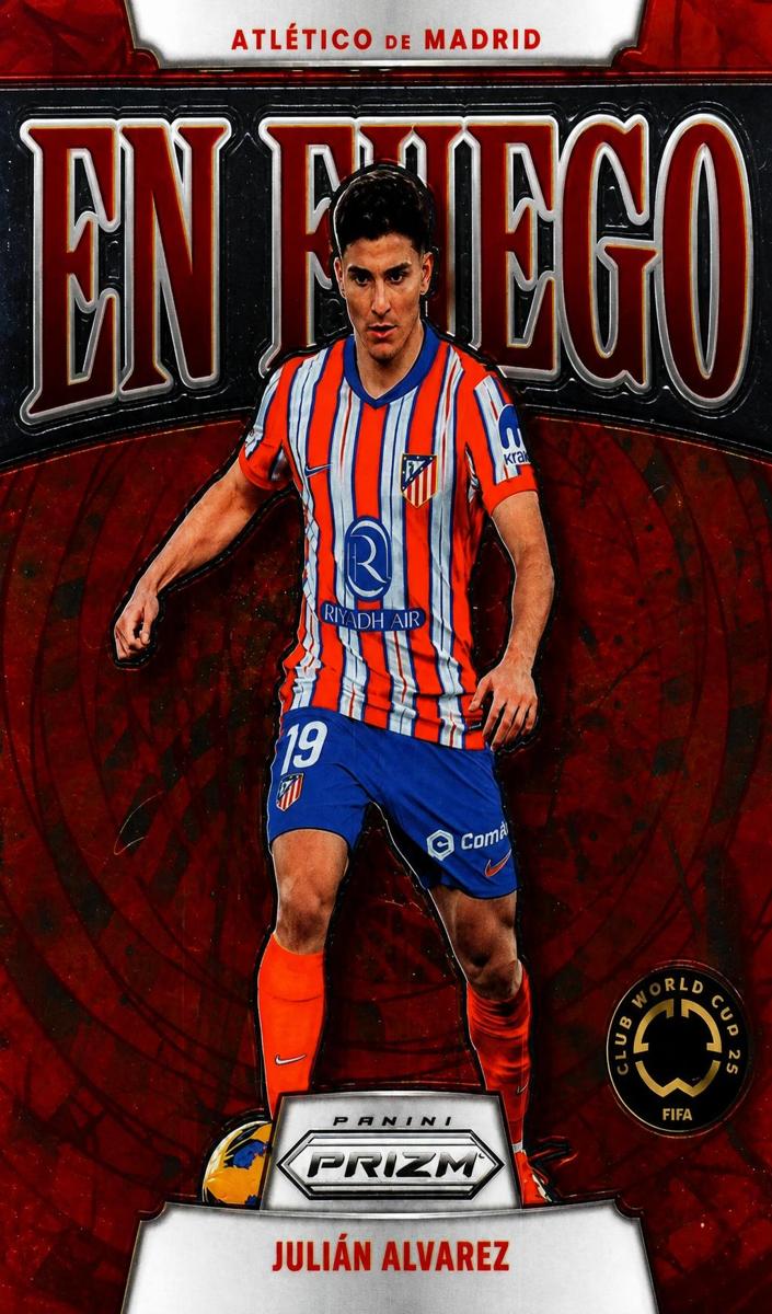2025 Panini Prizm FIFA Club World Cup Soccer Julian Alvarez #2