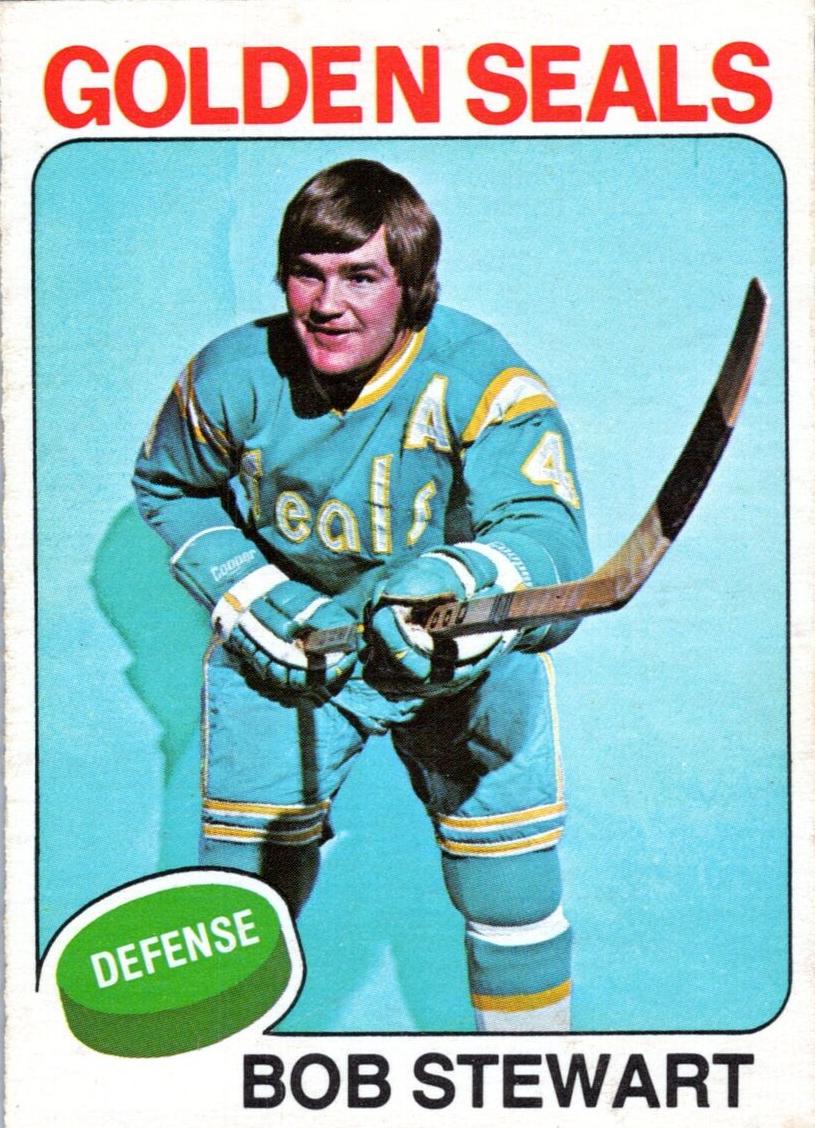 1975 O-Pee-Chee Hockey Bob Stewart #47