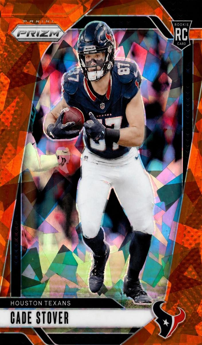 2024 Panini Prizm Football Orange Ice Cade Stover #318 PSA 8.5