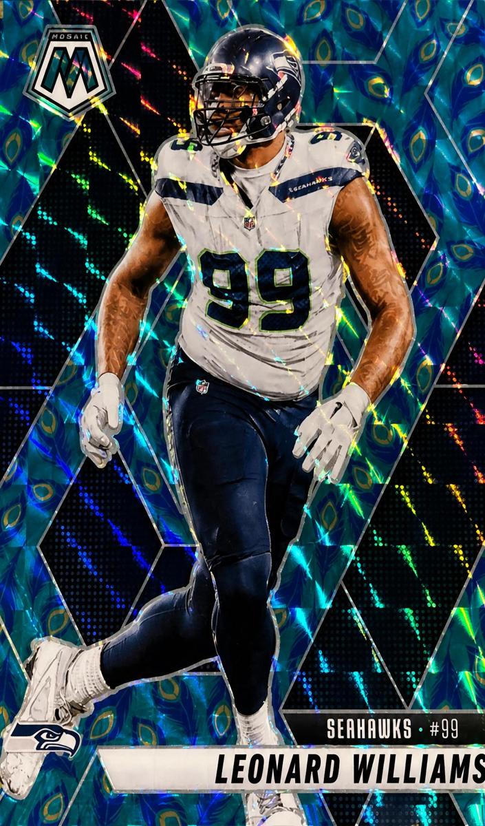 2025 Panini Mosaic Football Choice Peacock Leonard Williams #61