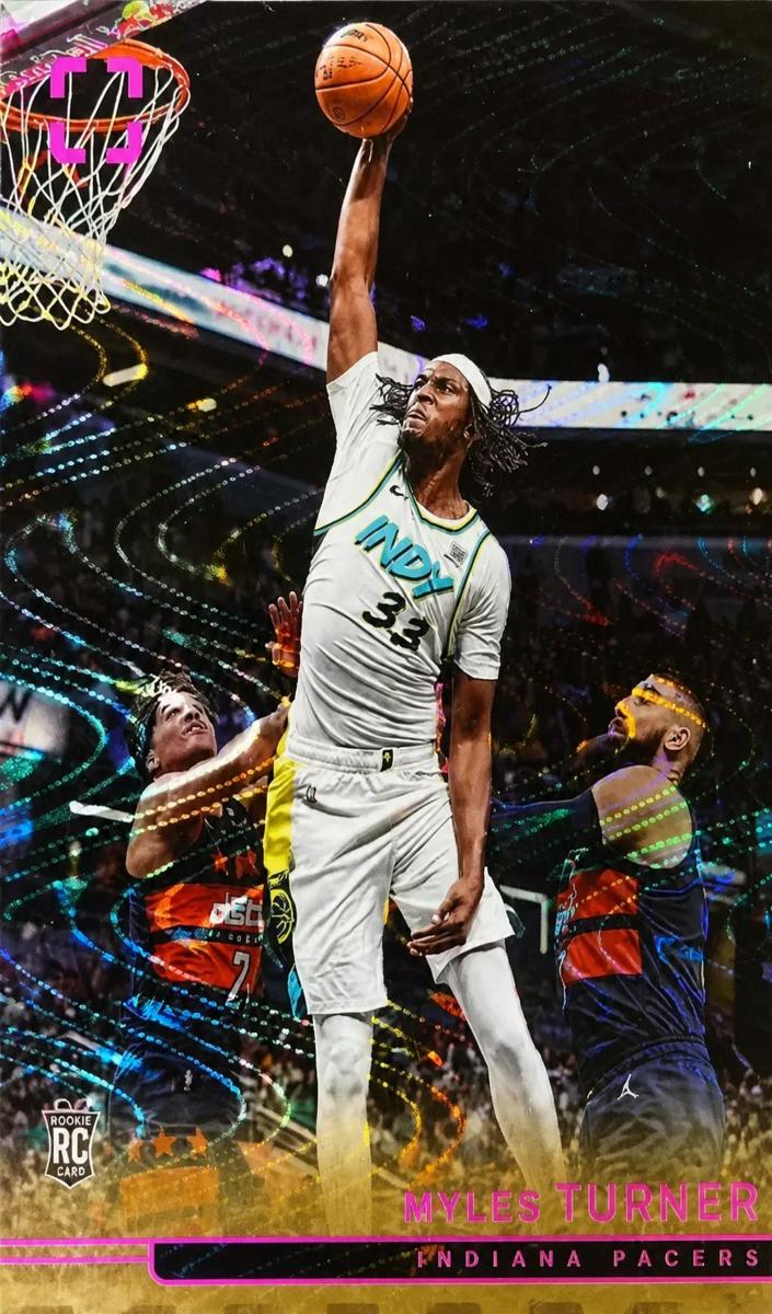 2024 Panini PhotoGenic Basketball Swirl FOTL Myles Turner #82
