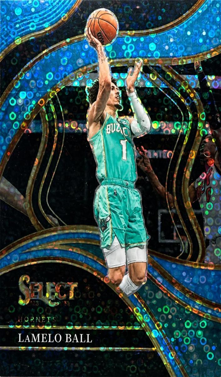2023 Panini Select Basketball Light Blue Disco LaMelo Ball #253 PSA 10
