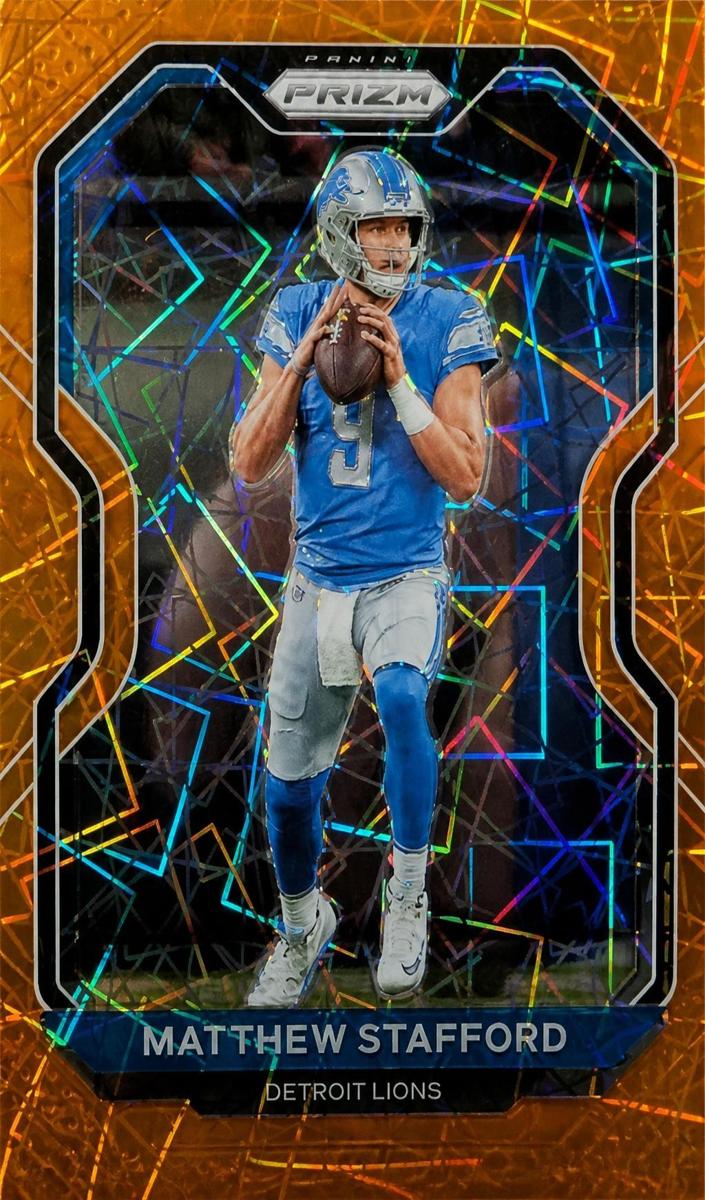 2020 Panini Prizm Football Lazer Matthew Stafford #199
