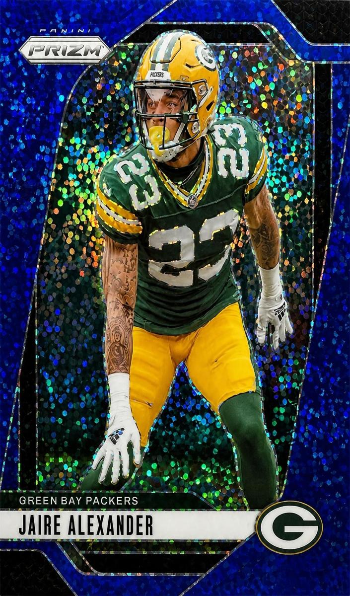 2024 Panini Prizm Football Blue Sparkle Jaire Alexander #106