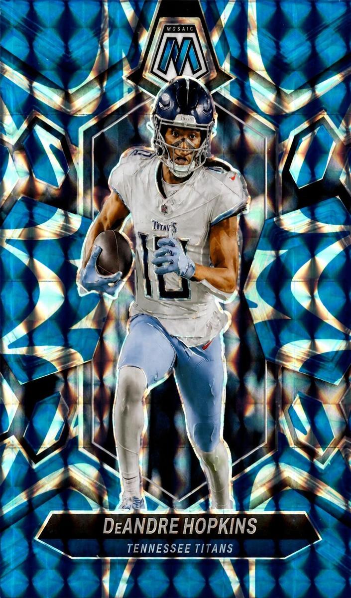 2024 Panini Mosaic Football Reactive Blue DeAndre Hopkins #214