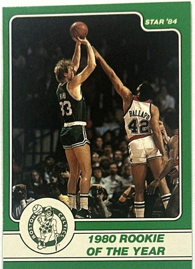 1984 Star Basketball 1980 Rookie of the Year Larry Bird #3