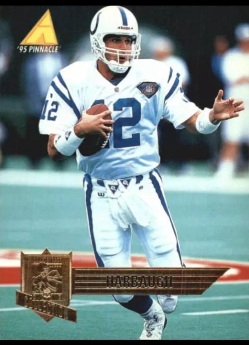1995 Pinnacle Club Collection Football Jim Harbaugh #103
