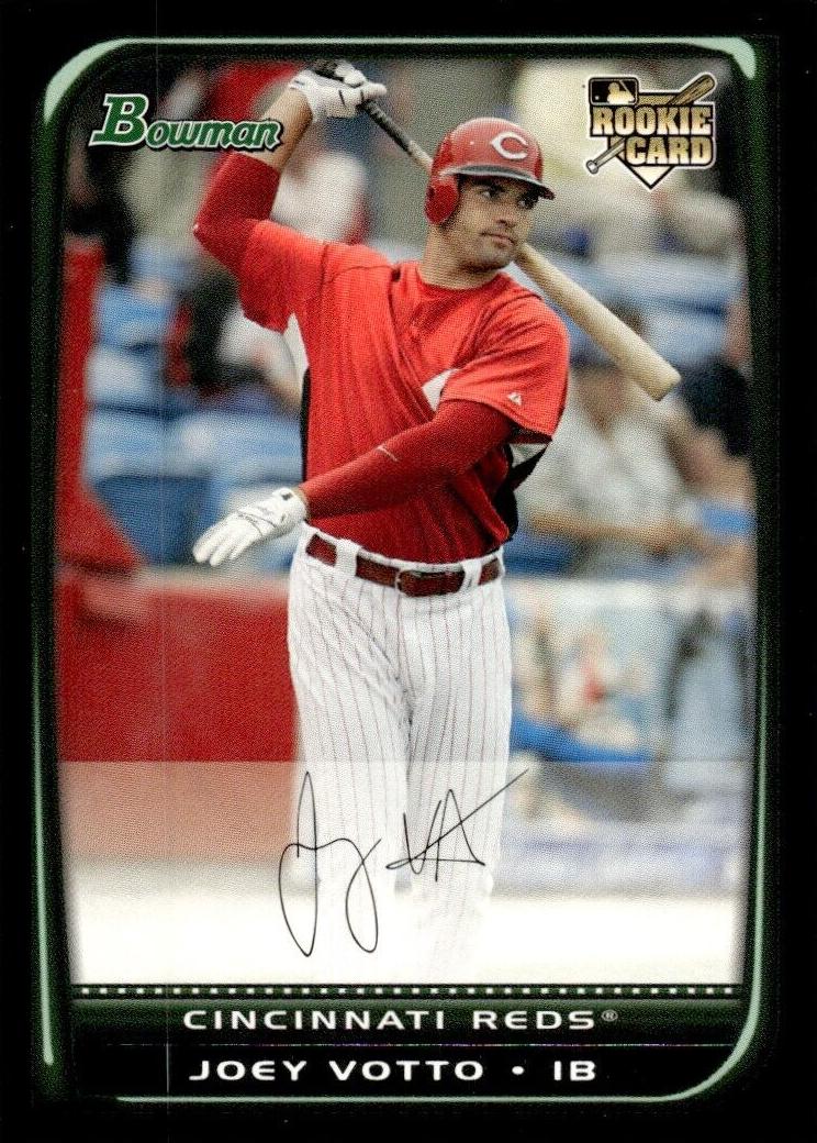 2008 Bowman Baseball Joey Votto #204 PSA 8