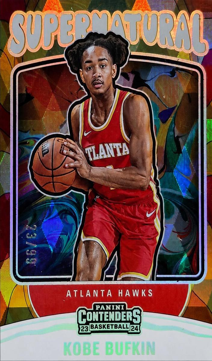 2023 Panini Contenders Basketball Playoff Ticket Kobe Bufkin #6