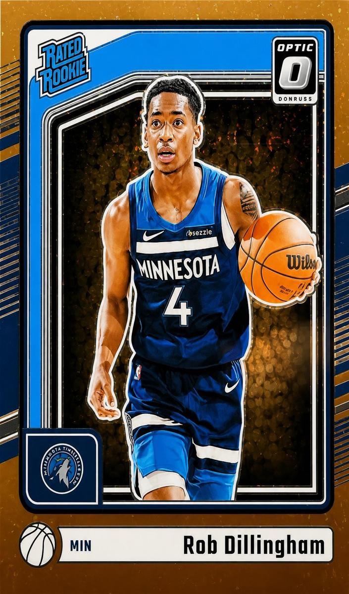 2024 Donruss Optic Basketball Copper Glitter Rob Dillingham #259 PSA 9