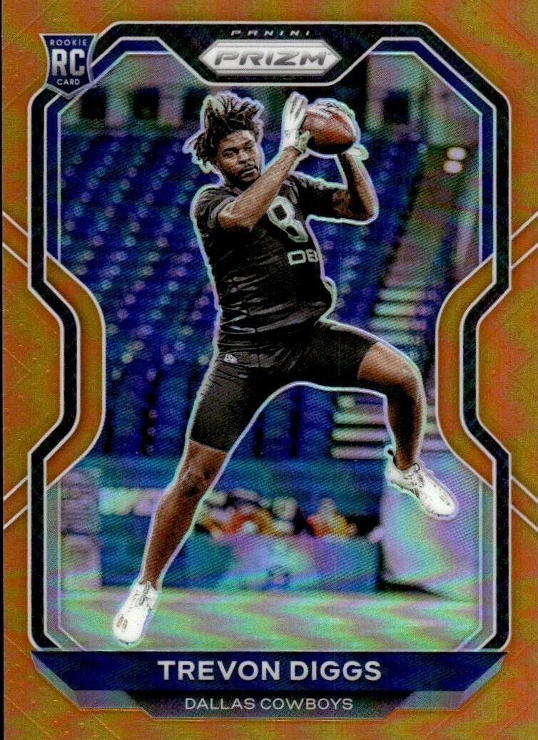 2020 Panini Prizm Football Orange Prizm Trevon Diggs #335