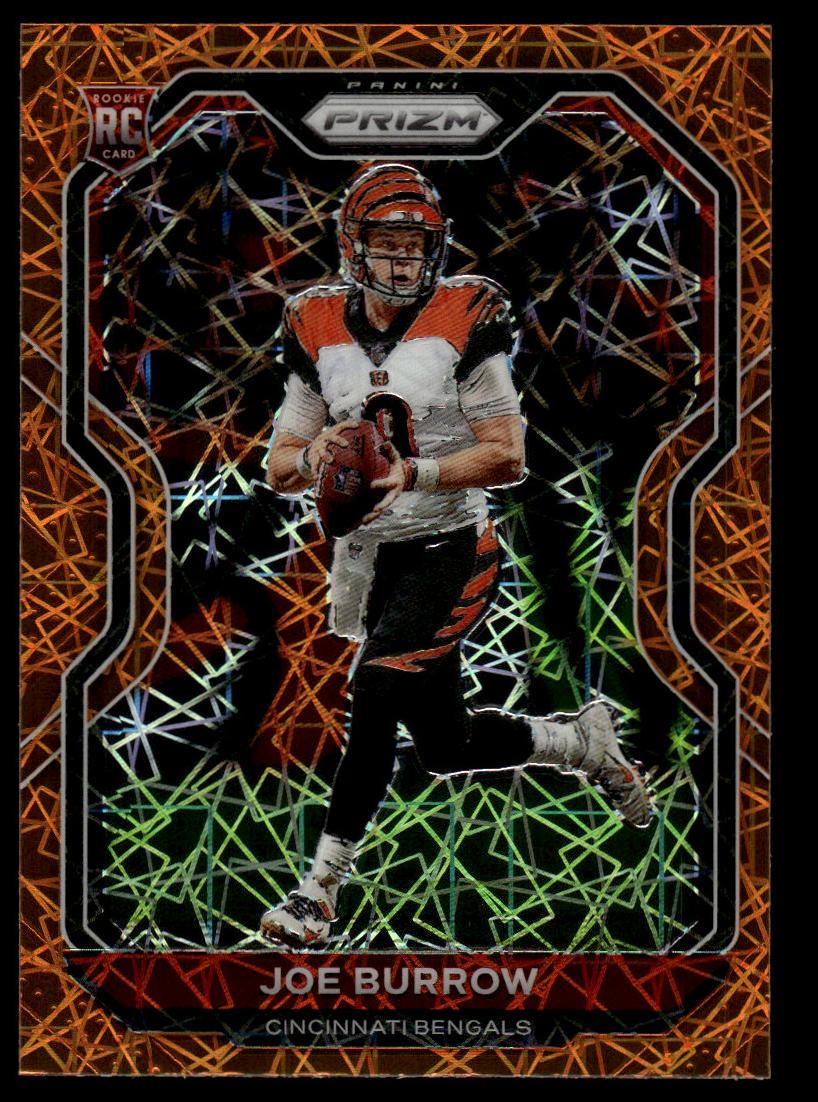 2020 Panini Prizm Football Lazer Joe Burrow #307 PSA 10