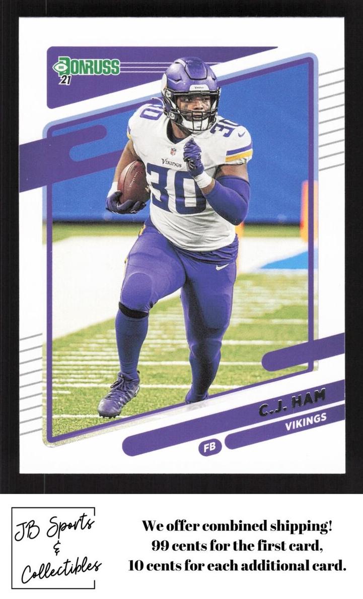 2021 Panini Donruss Football C.J. Ham #130 PSA 9