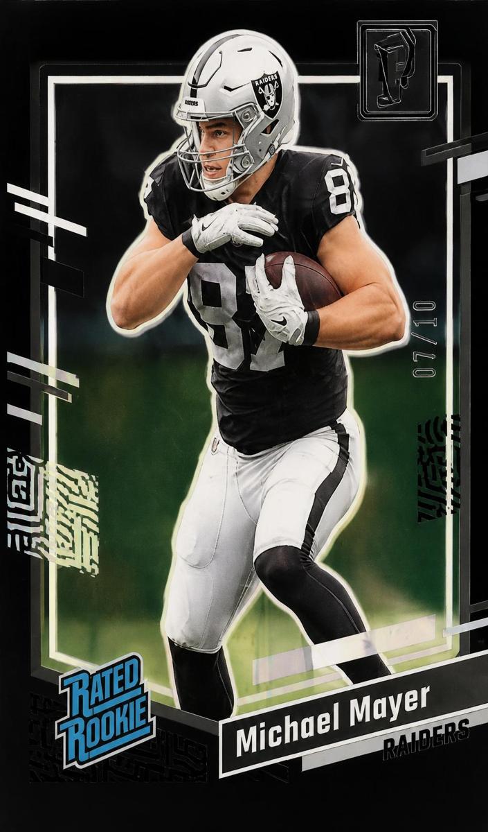 2023 Panini Clearly Donruss Football Black Michael Mayer #75