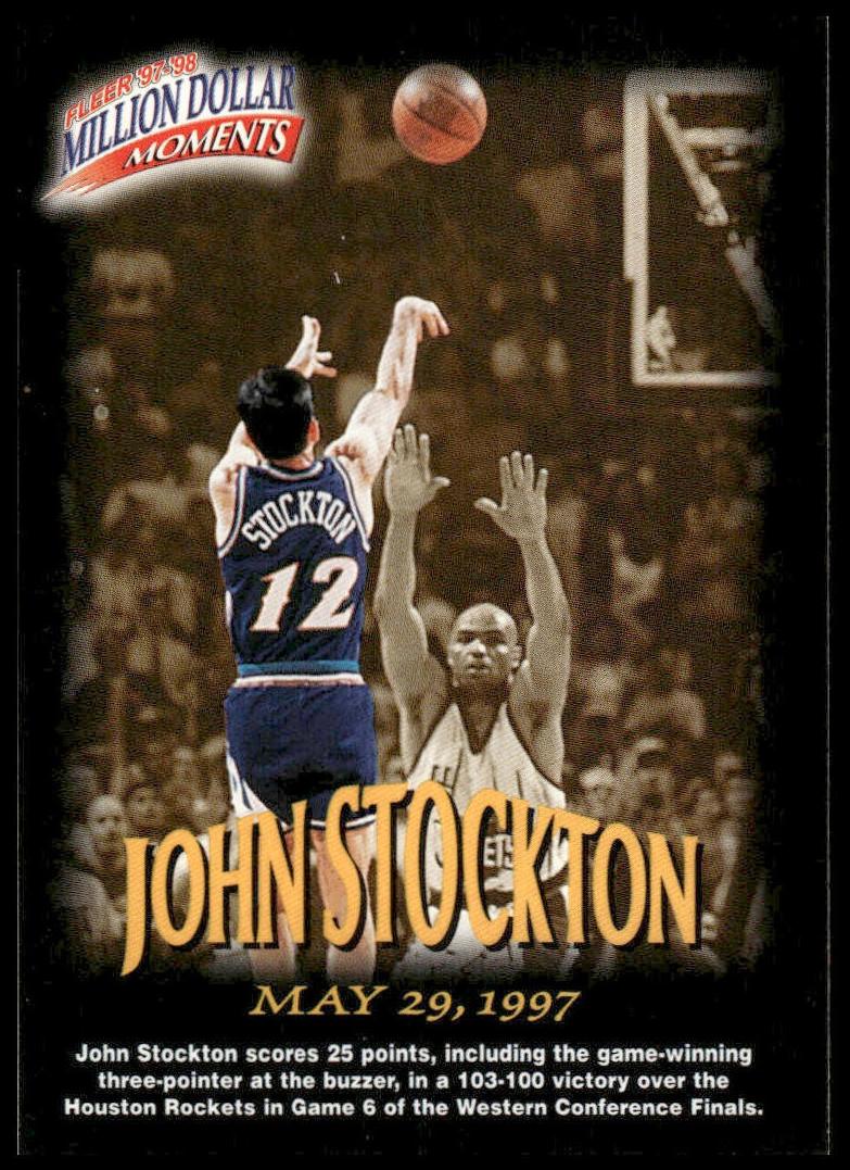 1997 Fleer Basketball John Stockton #28