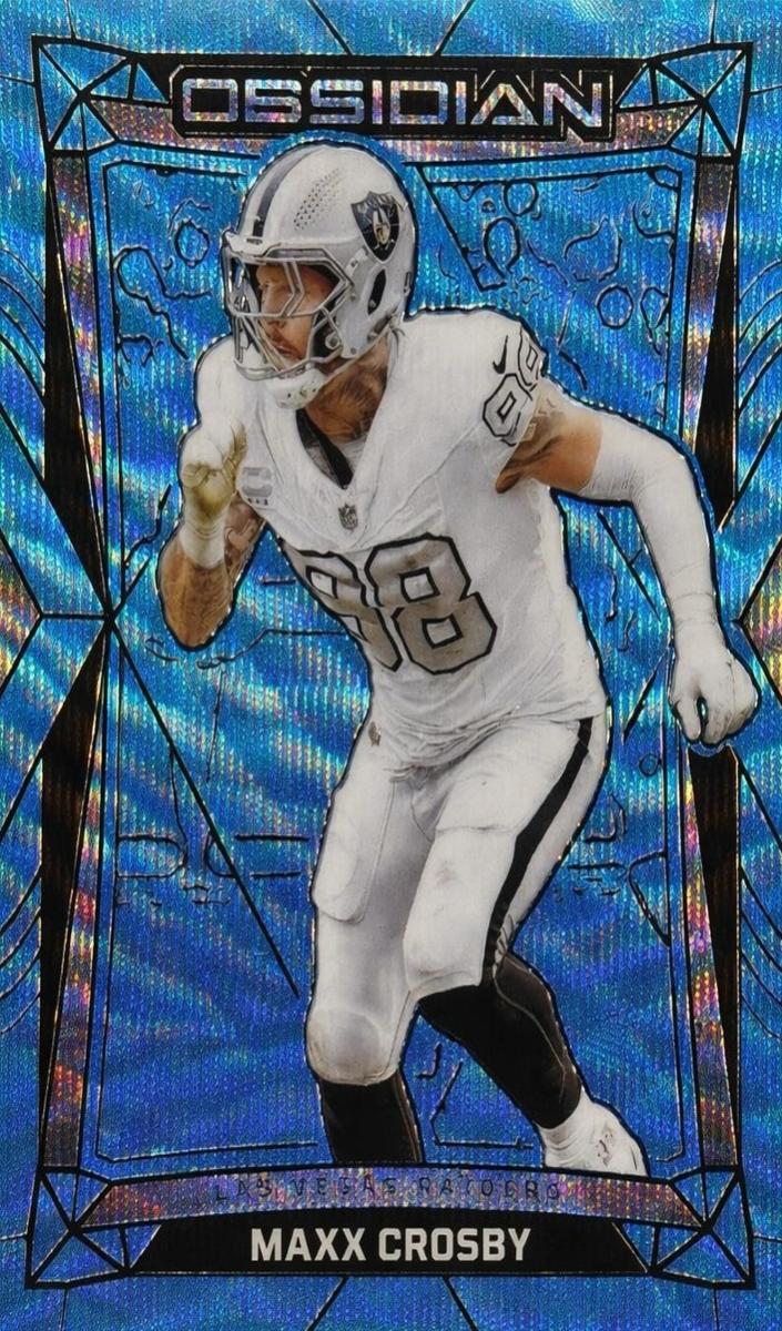 2024 Panini Obsidian Football Blue Maxx Crosby #102