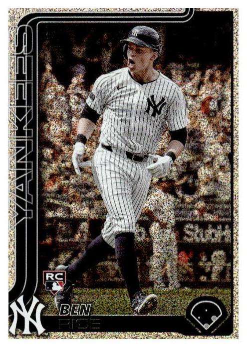 2025 Topps Baseball Sandglitter Ben Rice #337