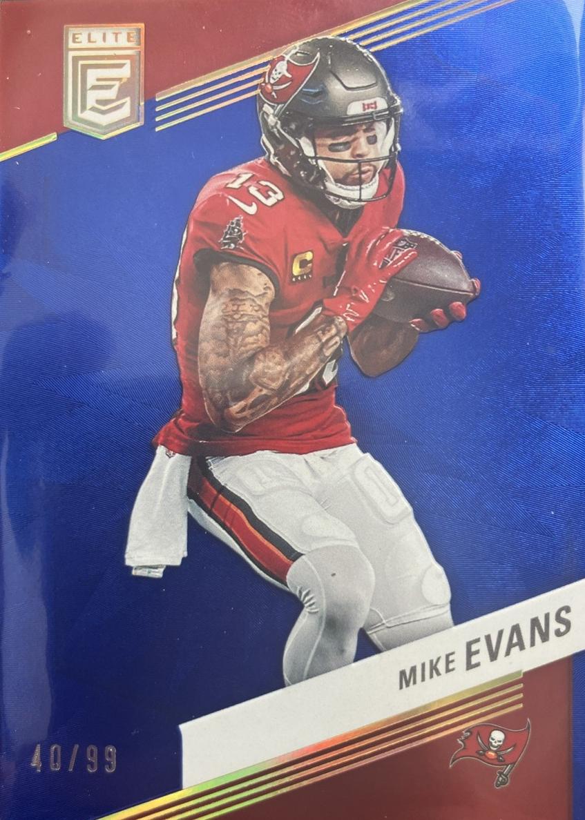 2023 Donruss Elite Football Blue Mike Evans #76