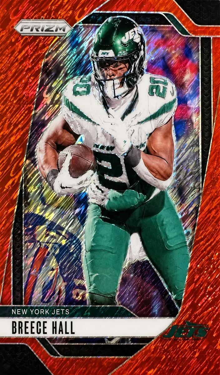 2024 Panini Prizm Football Red Shimmer Breece Hall #223