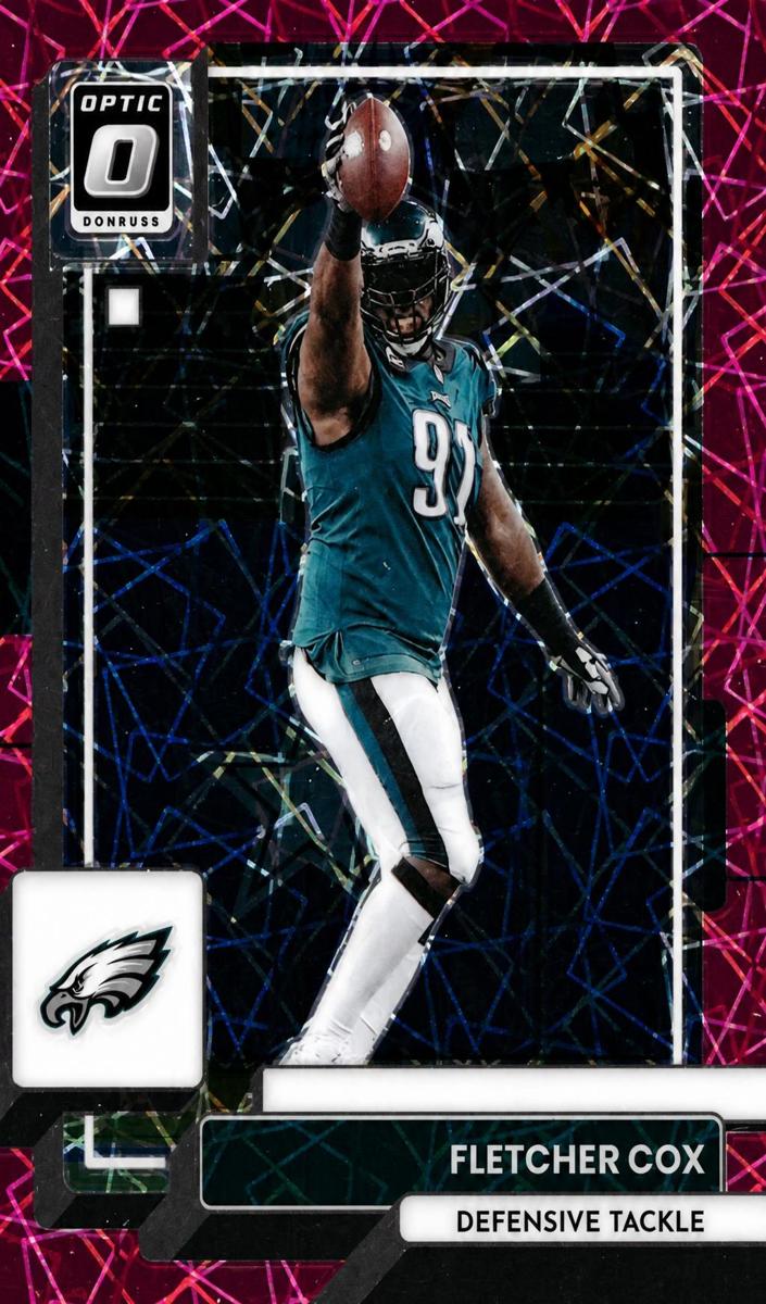 2022 Donruss Optic Football Pink Velocity Fletcher Cox #161
