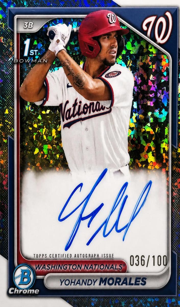 2024 Bowman Chrome Prospects Baseball Mini Diamond Yohandy Morales #CPA-YM
