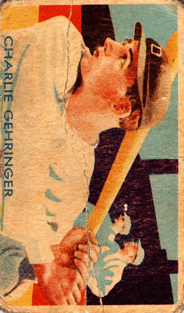 1935 Diamond Stars Baseball Charlie Gehringer #77