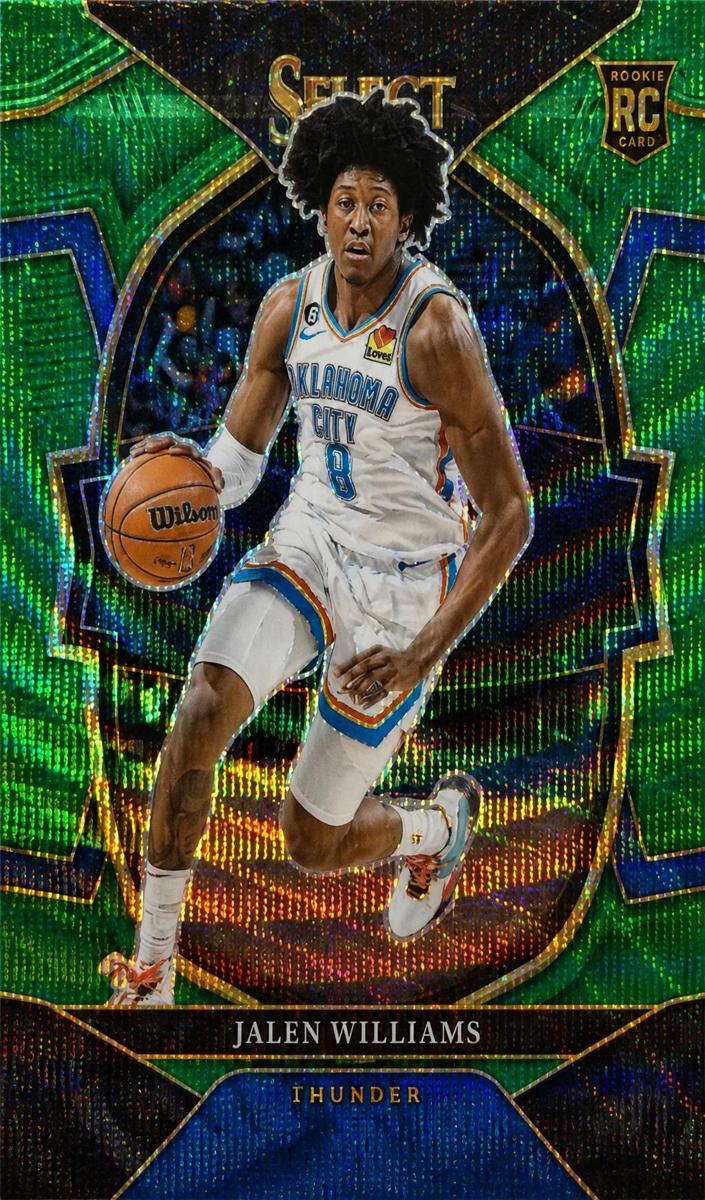 2022 Panini Select Basketball Green Wave Jalen Williams #90 PSA 8