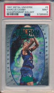 1997 Metal Universe Championship Basketball Marcus Camby #6CG PSA 10