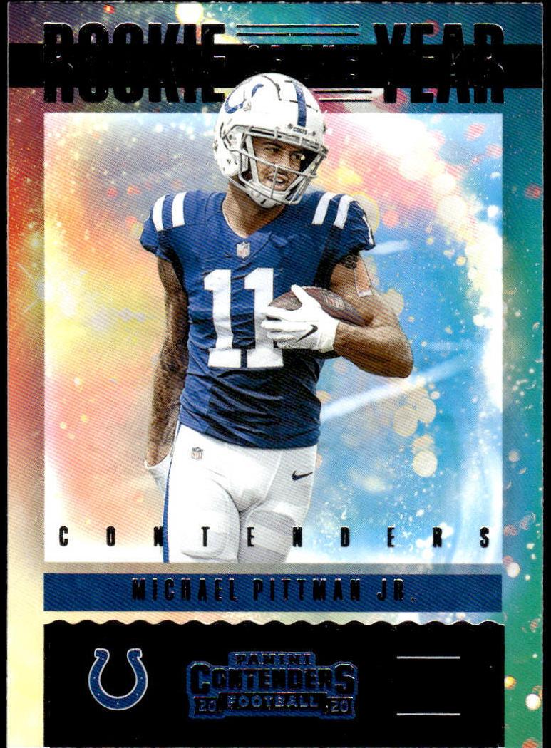 2020 Panini Contenders Football Michael Pittman Jr. #RY-MPI PSA 8.5