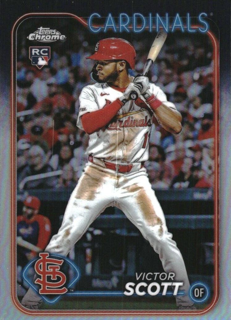 2024 Topps Chrome Baseball Refractor Victor Scott #251 PSA 10